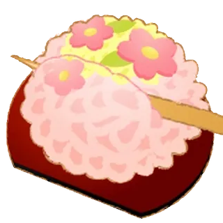 😊 Dango, Dulces japoneses, Rosa, Flores, Mochi, Comida, Postre whatsapp sticker