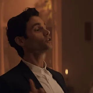 😃 You Serie, You – Du wirst mich lieben, Penn Badgley, Joe Goldberg telegram sticker