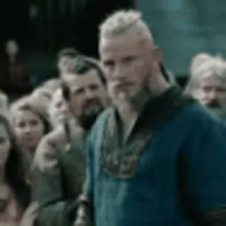 🪓 Bjorn Ironside Vikings ไวกิ้ง, นักรบ, ประวัติศาสตร์, นอร์ส, สแกนดิเนเวียน, แร็กนาร์, ลาเกอร์ธา telegram sticker