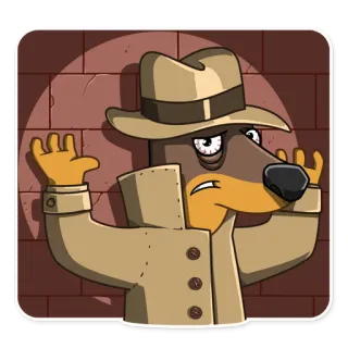 Dobie the Spy telegram stickers
