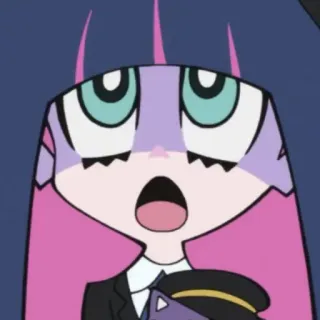😲 Stocking Anarchy Panty & Stocking with Garterbelt Anime, Desenho animado, Personagem, Stocking Anarchy, Panty & Stocking telegram sticker