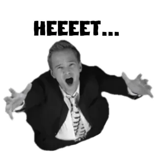 😱 HEEEET... Meme, Lustig, Humor, Fallen, Ausdruck, Anzug telegram sticker