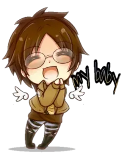 😍 my baby Animé, Chibi, Mignon, Kawaii, Bébé, Dessin animé, Manga telegram sticker