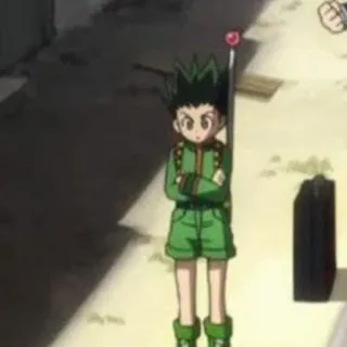 🤔 Gon Freecss Hunter x Hunter Anime, Junge, Gon, Gon Freecss, Hunter x Hunter telegram sticker