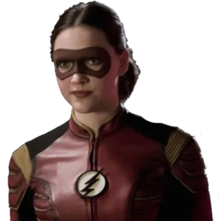 🤫 XS (Nora West-Allen) The Flash superhero, DC Comics, The Flash, XS, Nora West-Allen telegram sticker