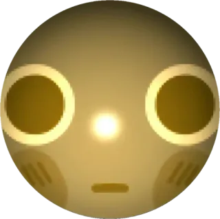 🤩 Roboter, Gold, Emoji, Gesicht telegram sticker