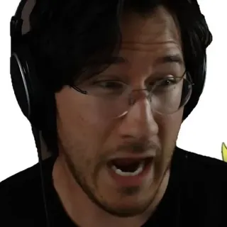 😱 Markiplier Markiplier, Youtubeur, Gamer, Personnalité Internet, Humour, Vidéo en ligne telegram sticker
