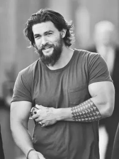 🍻 Jason Momoa Актер, Знаменитость, Аквамен, Джейсон Момоа, Мужчина, Борода telegram sticker