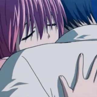 ☺️ anime, hug, romance, love, cartoon, friendship telegram sticker