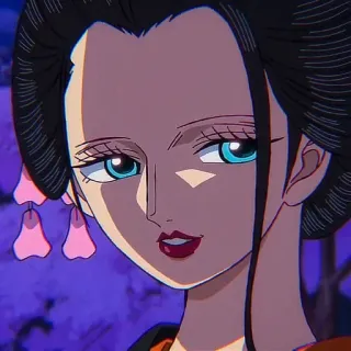 📚 Nico Robin One Piece Nico Robin, One Piece, anime, character, woman whatsapp sticker
