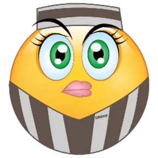 😡 Emoji, Cartoon, Gefängnis telegram sticker