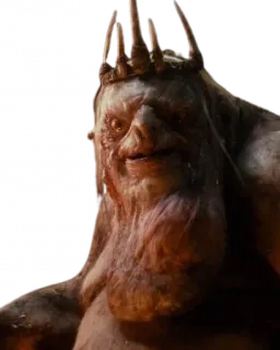 👺 The Great Goblin The Hobbit goblin, monster, fantasy, the hobbit, lord of the rings telegram sticker
