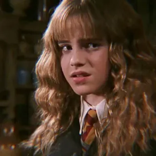 🐿 Hermione Granger Harry Potter Hermelien, Granger, Harry Potter, Magie, Heks, Tovenaar, Schooluniform telegram sticker