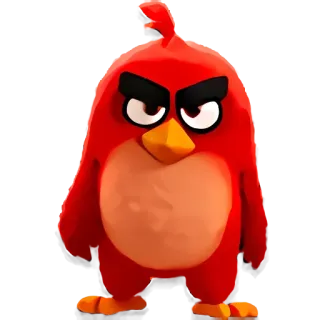🦇 Red Angry Birds whatsapp sticker