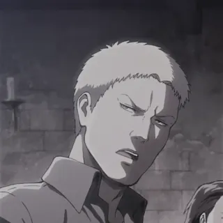 🥇 Reiner Braun Attack on Titan Anime, Attack on Titan, Reiner Braun, Personage telegram sticker