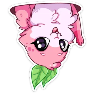 Зайка Пинки от @TgSticker telegram stickers