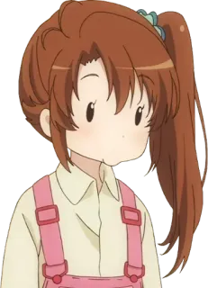 😶 Anime, Garota, Fofa, Desenho animado telegram sticker