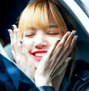 🌸 Lisa femme, sourire, beauté, portrait, visage, personne, célébrité telegram sticker
