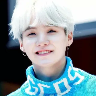 🍃 Suga K-Pop, BTS, Sänger, Promi, Min Yoongi, Idol, Musik telegram sticker