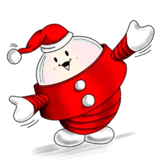 😊 Natal, Boneco de neve, Neve, Desenho animado, Inverno, Feriado telegram sticker