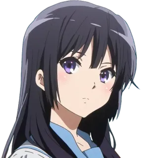 😠 anime, girl, character, manga, school uniform telegram sticker