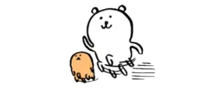 🧸 bear, animal, cartoon, cute, kawaii, character telegram sticker