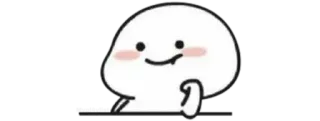 🍚 carino, blob, cartone animato, animato telegram sticker