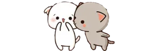 🥤 cute, cat, love, kiss whatsapp sticker