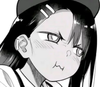 👿 Nagatoro Don't Toy With Me, Miss Nagatoro Anime, Manga, Nagatoro, Nie drażnij mnie, Nagatoro, Waifu telegram sticker
