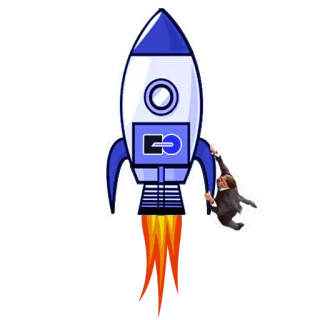 🚀 rocket, business, success, motivation, entrepreneur, startup telegram sticker