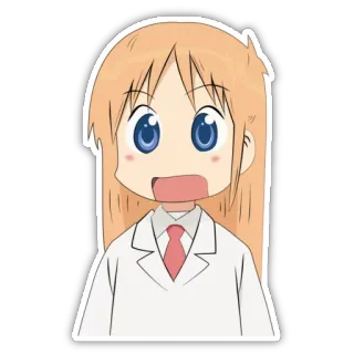 Hakase (Nichijou) whatsapp stickers