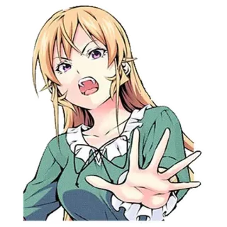 🤨 Anime, Fille, Femme, Personnage, Illustration whatsapp sticker