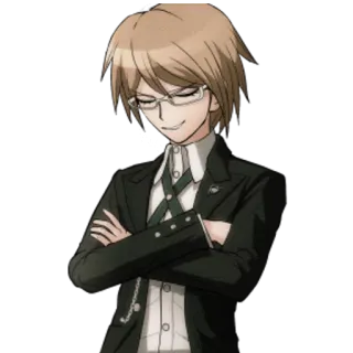 😏 Byakuya Togami Danganronpa anime, manga, arrogante, personaggio, Danganronpa, Byakuya Togami telegram sticker