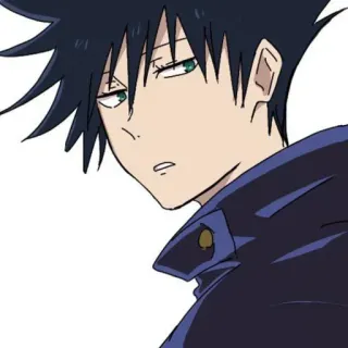 😕 Megumi Fushiguro Jujutsu Kaisen Anime, Megumi Fushiguro, Jujutsu Kaisen, Personnage, Manga, Sorcière, Étudiant telegram sticker