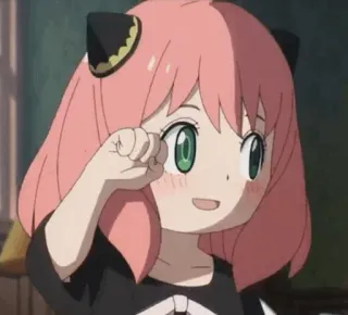 🎟 Anya Forger Spy x Family アニメ, SPY×FAMILY, アーニャ・フォージャー, 可愛い, 漫画 telegram sticker