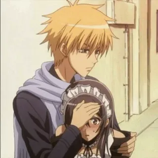 📌 Anime, Paar, Maid, Romantik, Süß, Manga telegram sticker