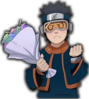 😬 Obito Uchiha Naruto anime, manga, naruto, obito uchiha, pegatina, ninja telegram sticker