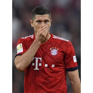 🤭 Robert Lewandowski Futbolista, Fútbol, Bayern de Múnich, Atleta telegram sticker