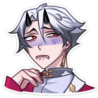 😢 anime, manga, emo, character, demon, sticker, avatar telegram sticker