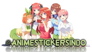 Nakano Itsuki ➜ @AnimeStickersIndo telegram stickers