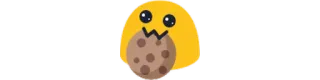 🍪 dier, vogel, geel, schattig telegram sticker