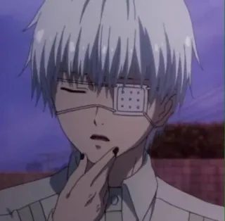 🌟 Ken Kaneki Tokyo Ghoul anime, manga, tokyo ghoul, kaneki ken, ghoul telegram sticker