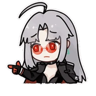 🧃 Anime, Mädchen, Cartoon, Sticker, Chibi, Figur whatsapp sticker