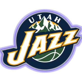 ⤴ UTAH JAZZ Basquetebol, NBA, Utah Jazz, Logotipo de time esportivo telegram sticker