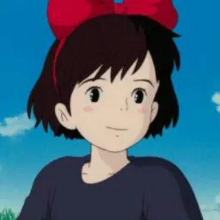 ☺️ Kiki Kiki's Delivery Service Anime, Studio Ghibli, Phù thủy, Kiki, Phim telegram sticker