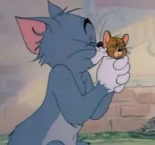😘 Tom and Jerry Cartoon, Katze, Maus, Freundschaft, Lustig, Klassisch whatsapp sticker