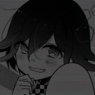 🌟 Kokichi Oma Danganronpa อนิเมะ, มังงะ, โคคิจิ โอมะ, ดันกันรอนปะ, ตัวละคร, ยิ้ม telegram sticker