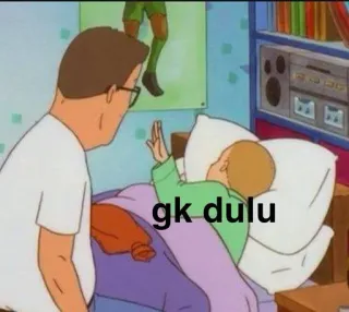 ✋ Hank Hill and Bobby Hill King of the Hill gk dulu telegram sticker