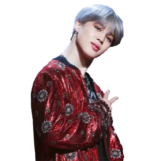 ✌️ Jimin kpop, idol, singer, fashion, celebrity telegram sticker
