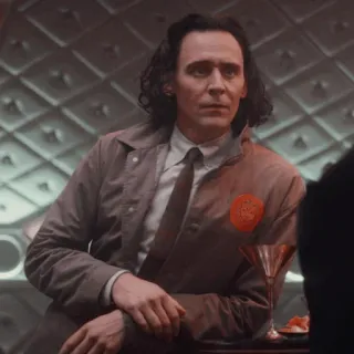 😐 Loki loki, marvel, tom hiddleston, tv show, disney+ telegram sticker